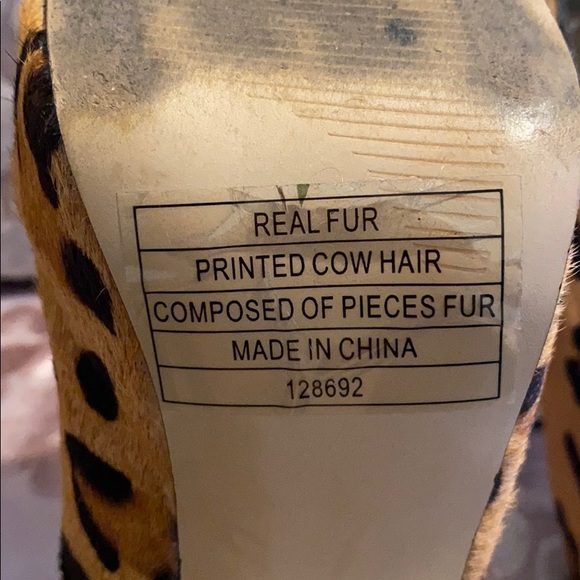 Steve Madden Animal Print High Heels - Picture 3 of 4